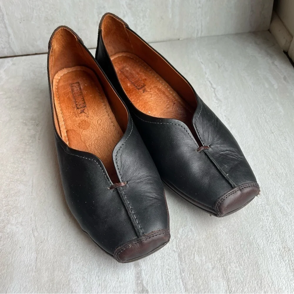PIKOLINOS leather slip